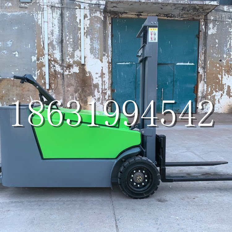金乡县小型电动叉车1吨2吨步行站驾式电瓶堆高充电装卸车液压升降车铲车